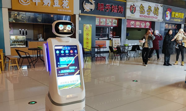 迎賓機(jī)器人 卡酷